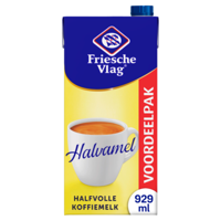 Koffiemelk Friesche Vlag halvamel 930ml - thumbnail