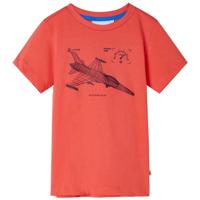VidaXL Kindershirt 140 lichtrood - thumbnail