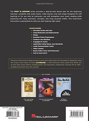 Hal Leonard First 15 Lessons Jazz Guitar lesboek voor gitaar