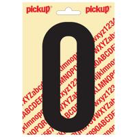 Plakcijfer Nobel 150mm zwart 0 Pickup - Pickup - thumbnail