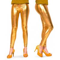 Gouden legging metallic - thumbnail