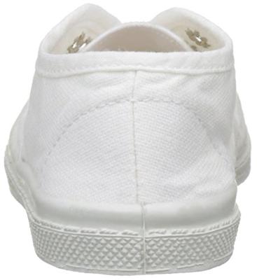 Katoenen tennisschoenen voor kinderen met vetersluiting Elly BENSIMON® wit