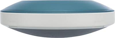 TRIXIE SLOWFEEDING ROCKING BOWL KUNSTSTOF / TPR GRIJS / BLAUW 23X23 CM 500 ML TRIXIE SLOWFEEDING ROCKING BOWL KUNSTSTOF / TPR GRIJS / BLAUW 23X23 CM 500 ML