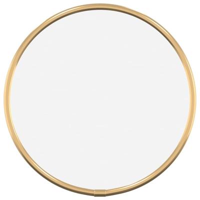 VidaXL Wandspiegel rond ø20 cm goudkleurig VidaXL Wandspiegel rond ø20 cm goudkleurig