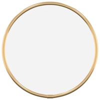 VidaXL Wandspiegel rond ø20 cm goudkleurig - thumbnail