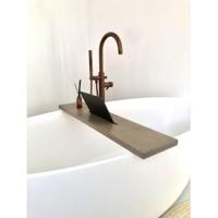 Badplank klei eiken recht 85 x 20 cm - 25 mm - thumbnail