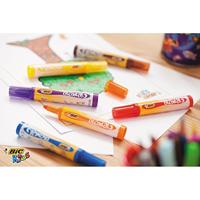 BIC decoralo jumbo markers, lijndikte 4 mm, diverse kleuren, 12 stuk/ 1 doosje - thumbnail