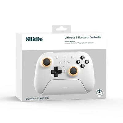 8BitDo Ultimate 2 Bluetooth Controller - White 8BitDo Ultimate 2 Bluetooth Controller - White