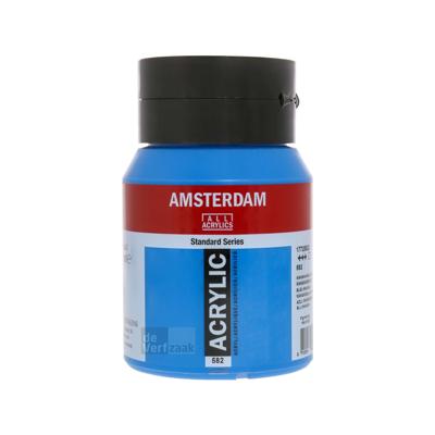 Royal Talens Amsterdam Acrylverf 500 ml - Mangaanblauw Phtalo 582