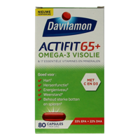 Davitamon Actifit 65+ Omega-3 Visolie Capsules - thumbnail