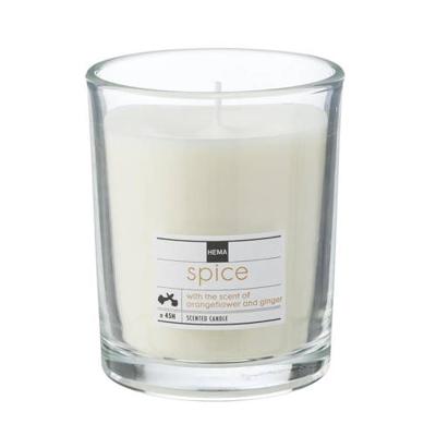 HEMA Geurkaars in glazen pot spice