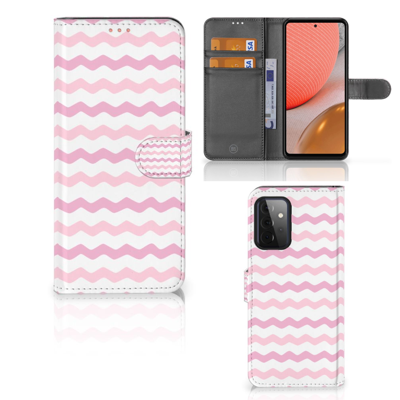 Samsung Galaxy A72 | Telefoon Hoesje | Waves Roze