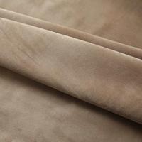 Gordijnen verduisterend 2 st met haken 140x175 cm fluweel beige - thumbnail