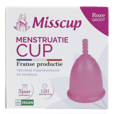 Eco Conceils Misscup Menstruatie Cup Groot Roze