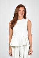 Rotate top 1164032121 raw white denim - thumbnail