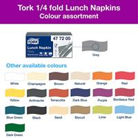 Lunchservet tork advanced vierdevouw grijs | 10 stuks - thumbnail