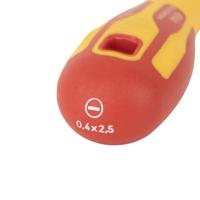 VDE Platte schroevendraaier C.K Dextro VDE T49144-025 Kopbreedte: 2.5 mm Koplengte: 75 mm - thumbnail