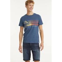 JACK & JONES ORIGINALS T-shirt Laguna van biologisch katoen ensign blue - thumbnail