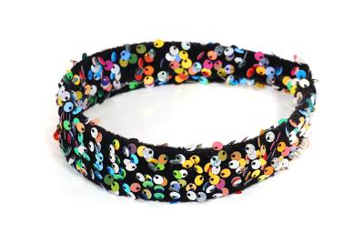Haarband pailletten hoofdband multi