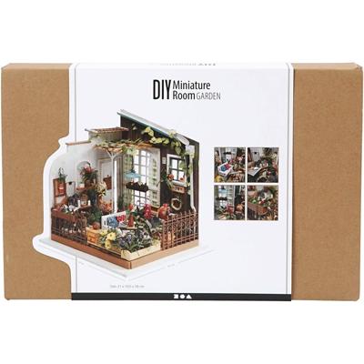 Creativ Company Diy miniatuur kamer tuin knutselset - thumbnail