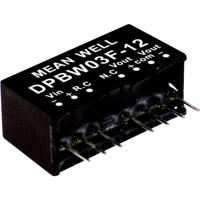 MEAN WELL DPBW03G-15 DC/DC-convertermodule 100 mA 3 W Aantal uitgangen: 2 x Inhoud 1 stuk(s) - thumbnail