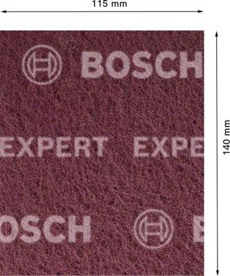 Bosch Accessoires Expert N880 vliespad voor handmatig schuren 115 x 140 mm, algemeen gebruik - 1 stuk(s) - 2608901220 Bosch Accessoires Expert N880 vliespad voor handmatig schuren 115 x 140 mm, algemeen gebruik - 1 stuk(s) - 2608901220