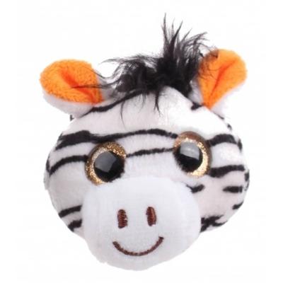 Toi Toys sleutelhanger 9 cm zebra wit Toi Toys sleutelhanger 9 cm zebra wit