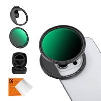 K&F Concept Smartphone Magnetische ND2-32 Filter 67mm + clip - thumbnail