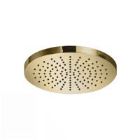 Hoofddouche Hotbath Cobber Opbouw 20 cm Geborsteld Messing PVD - thumbnail