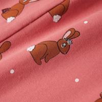 Kinderonesie met capuchon 116 oudroze - thumbnail