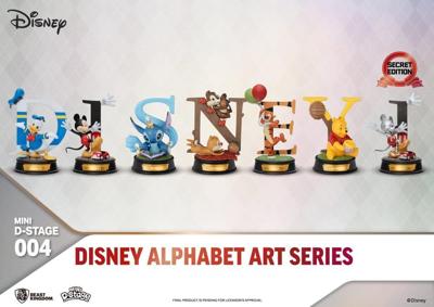 Disney Mini Diorama Stage Statues 6-pack Alphabet Art 10 cm Disney Mini Diorama Stage Statues 6-pack Alphabet Art 10 cm