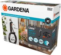 Gardena Liano Textielslang 15m Complete Set - Flexibele & Weerbestendige Tuinslang met Sproeibroes - thumbnail