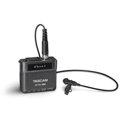 Tascam DR-10L Pro digitale audiorecorder en lavalier combo