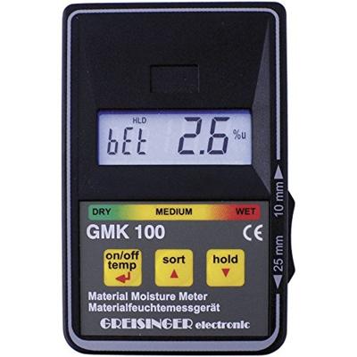 Greisinger GMK 100 Materiaalvochtmeter Meetbereik bouwvochtigheid 0 tot 8 %Vol. Meetbereik houtvochtigheid (bereik) 0 tot 100 %Vol. Greisinger GMK 100 Materiaalvochtmeter Meetbereik bouwvochtigheid 0 tot 8 %Vol. Meetbereik houtvochtigheid (bereik) 0 tot 100 %Vol.