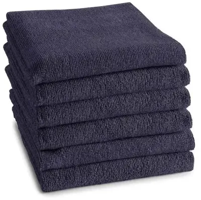 DDDDD DDDDD keukendoek logo 50x55cm blue