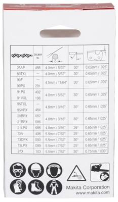 Makita Accessoires zaagketting txl80 350mm - 191t91-3 191t91-3