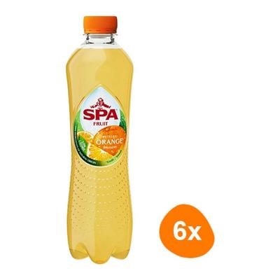 Spa - Fruit Sparkling Orange - 6x 400ml