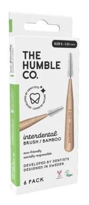 The Humble Co. Interdental borsteltje 6 st - groen - 0.80 mm