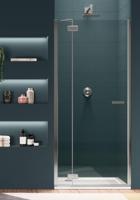 Duka Gallery 3000 Draaideur Helder Glas 100x200 cm Zwart - thumbnail