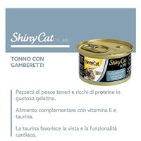 Gimcat Shinycat Tonijn&Garnalen 70gr - thumbnail