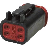 TE Connectivity DT 06-4 S-CE06 Ronde connector Bus, recht Totaal aantal polen: 4 Serie (ronde connectoren): DT 1 stuk(s) - thumbnail
