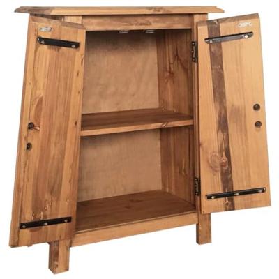 VidaXL Badkamerkastje 59x32x80 cm massief grenenhout