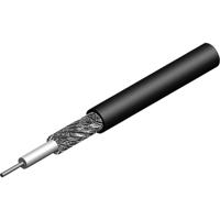 Telegärtner 100012921 Coaxkabel Buitendiameter: 4.90 mm RG58 50 Ω Zwart per meter - thumbnail
