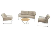 Albano sofa set met Verdi salontafel latte - thumbnail