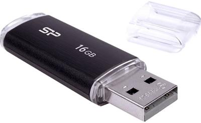 Silicon Power U02 Ultima USB Pendrive 16GB USB 2.0 Black