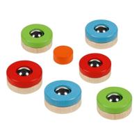Goki houten puckfire curling werpspel, 7dlg. - thumbnail