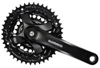 Shimano crankstel fc-ty501 altus 42x34x24t 170mm 6-8 speed zwart - thumbnail
