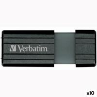 USB stick Verbatim STORE'N'GO PINSTRIPE Zwart 128 GB (10 Stuks) - thumbnail
