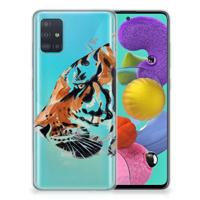 Smartphone hoesje Samsung Galaxy A51 Watercolor Tiger - thumbnail