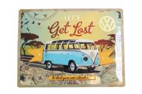 Metalen wandbord Volkswagen Get Lost - thumbnail